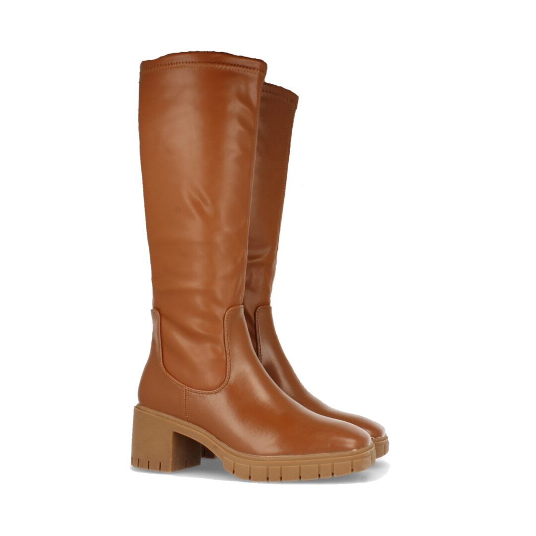 Bota suela gruesa camel