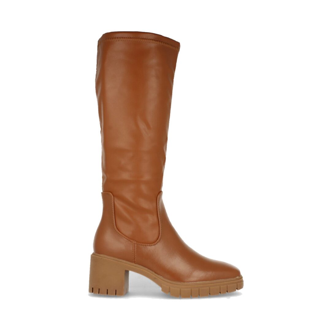 Bota suela gruesa camel - Imagen 3