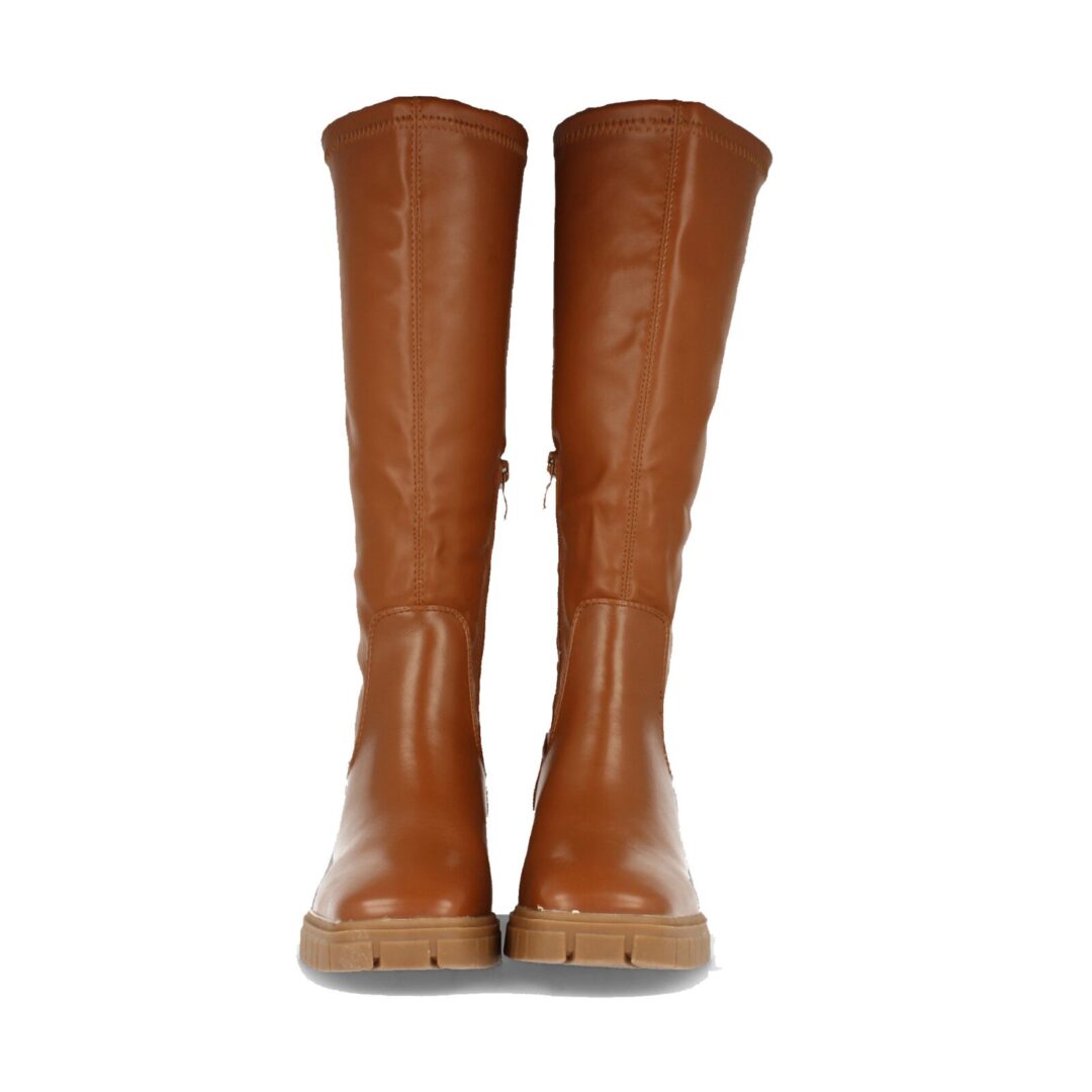 Bota suela gruesa camel - Imagen 4