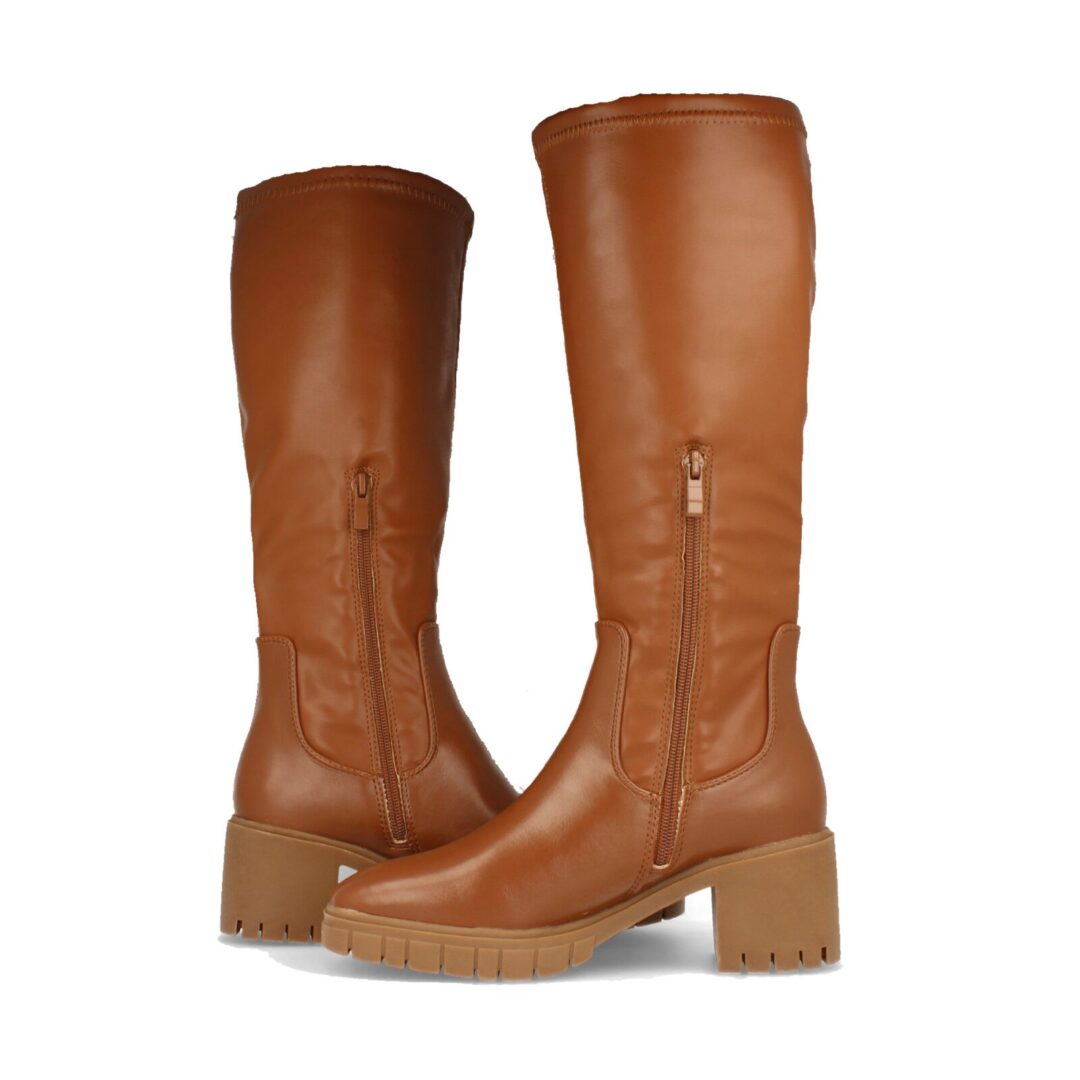 Bota suela gruesa camel - Imagen 6