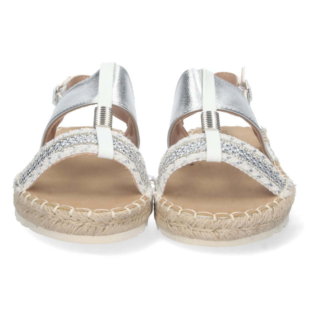 Sandalias doradas cruzadas - Imagen 4