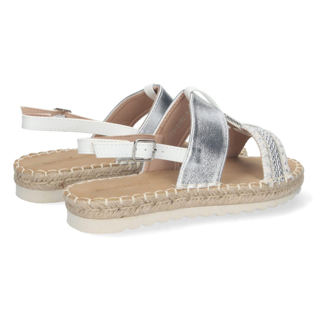 Sandalias doradas cruzadas - Imagen 5