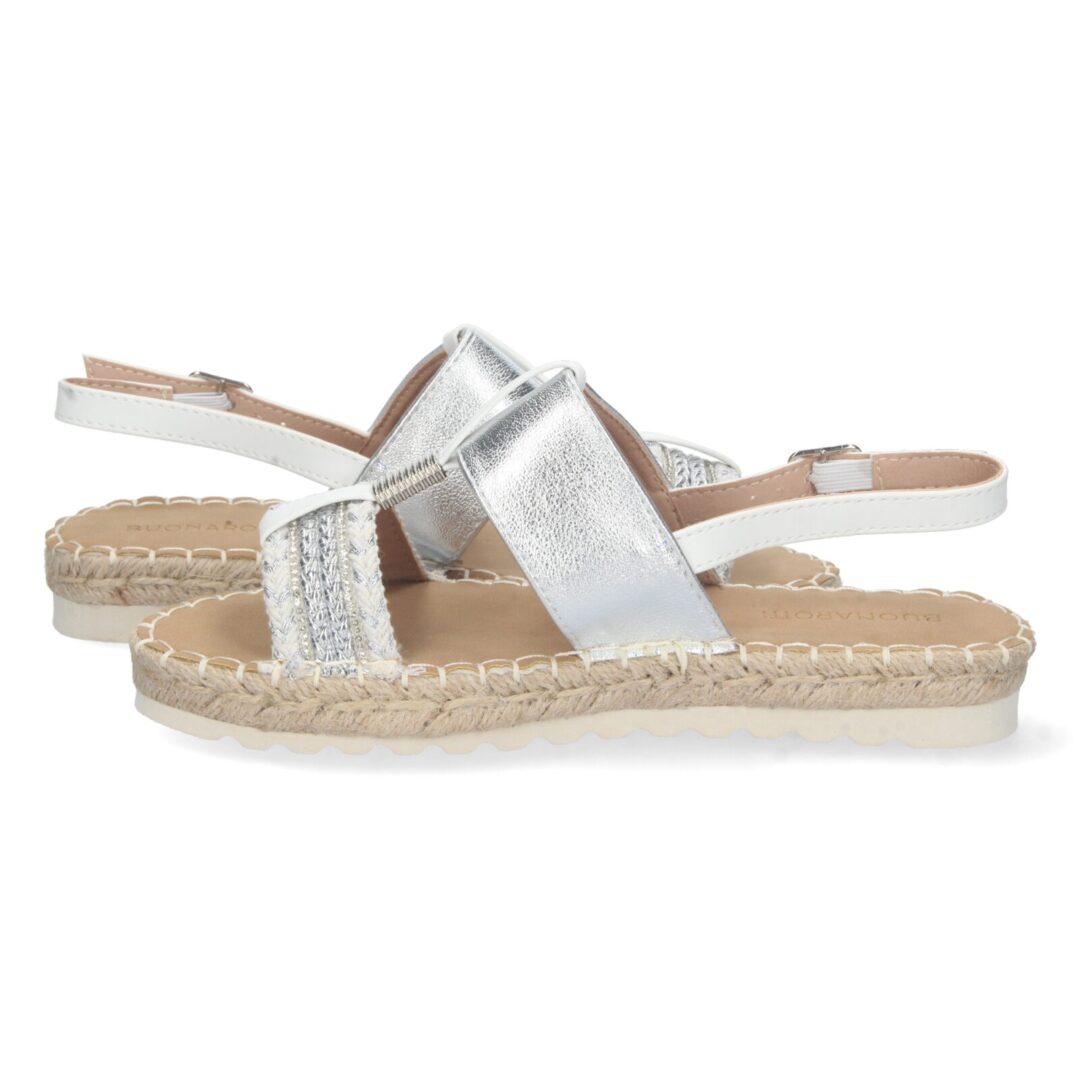 Sandalias doradas cruzadas - Imagen 6