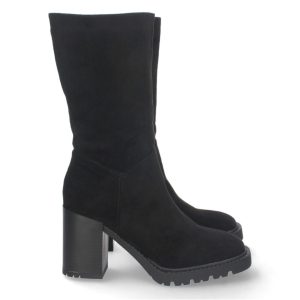 Bota tacón ancho negro