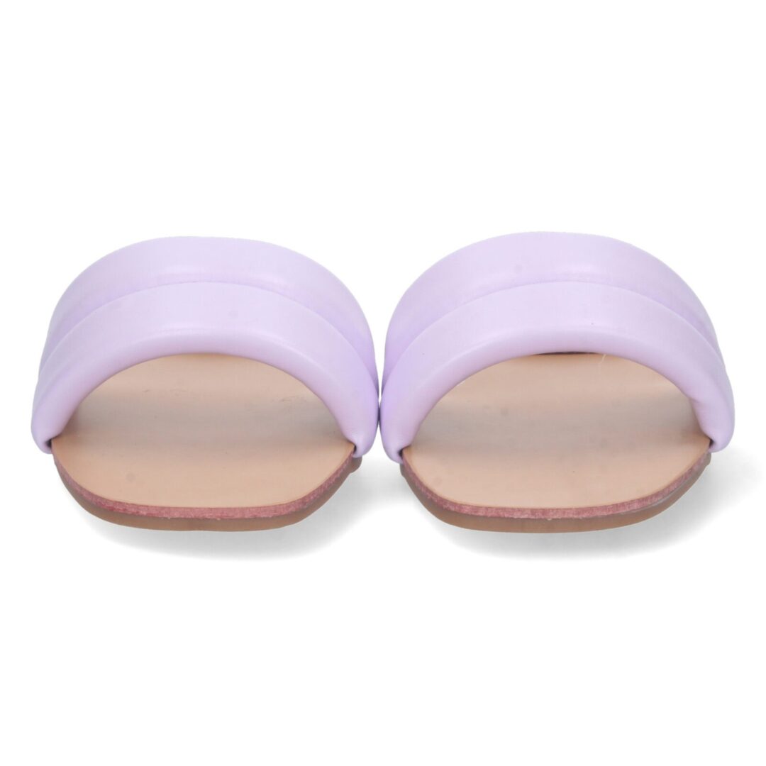 Sandalias cruzadas marrón lavanda - Imagen 4
