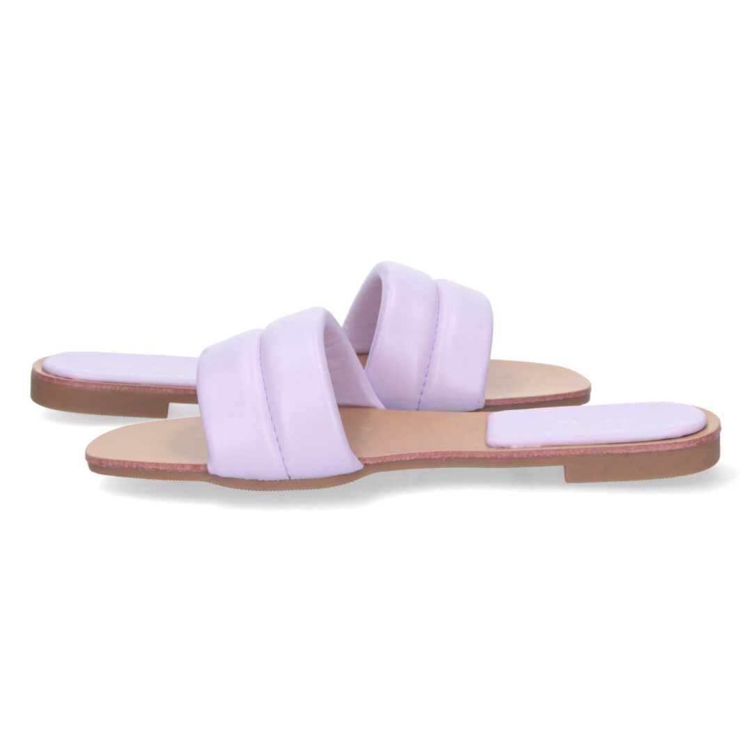 Sandalias cruzadas marrón lavanda - Imagen 6