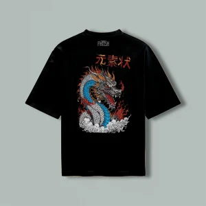 Playera Classic Oversize The Dragón Hydro Elemental