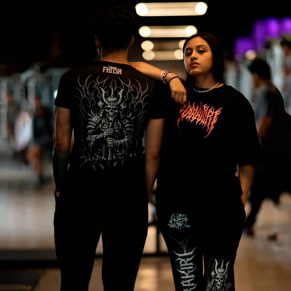 Playera Compresion Black Skull - Imagen 3
