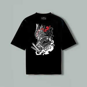 Playera Classic Oversize Samurái Oni