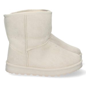 Bota media caña australiana beige sencilla