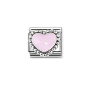 AÑADIR A LA BOLSA | 23,00 € Link Composable Classic Corazón Rosa con borde
