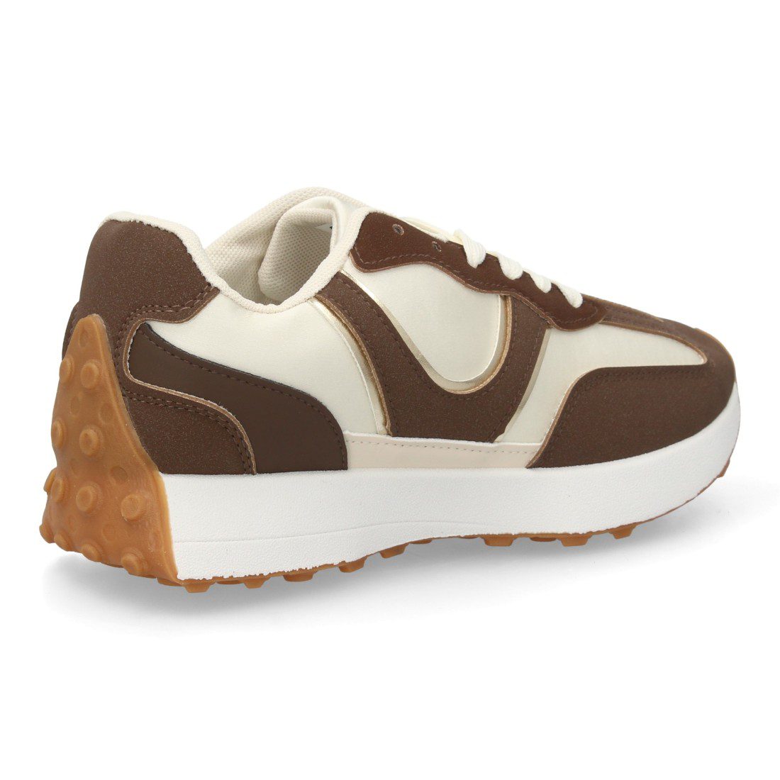 Zapatillas deportivas marrón caña baja - Imagen 5
