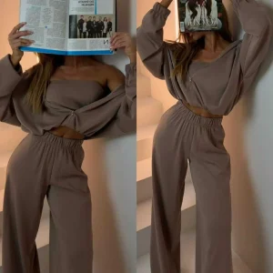 Conjunto mocca 3 piezas