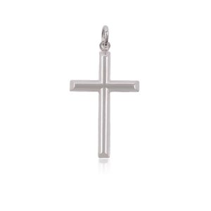 “SANTIDAD” colgante cruz Plata