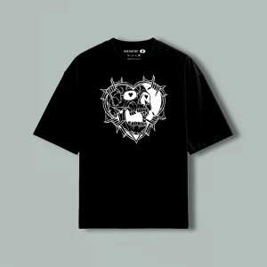 Playera Classic Calavera Corazon