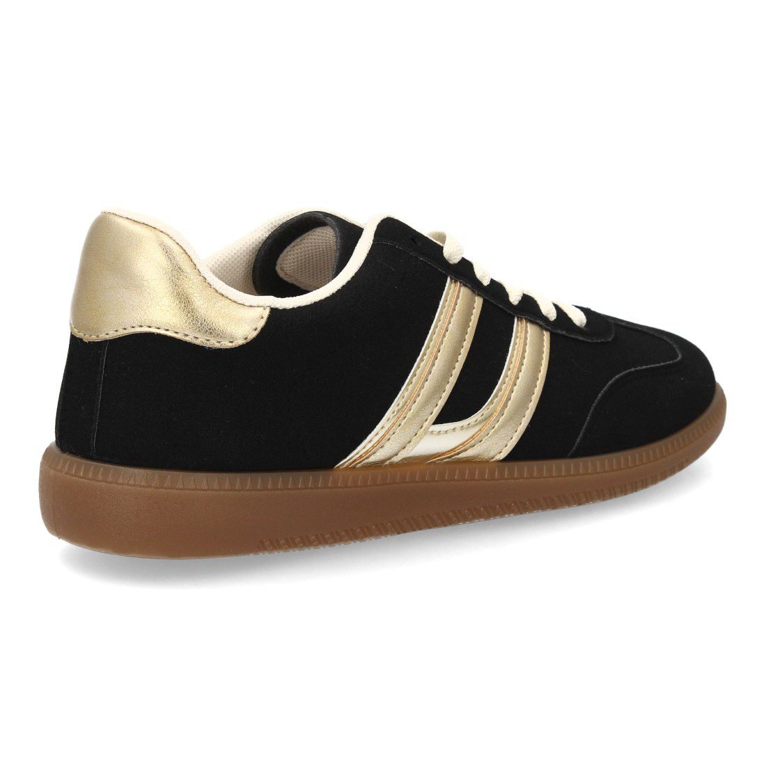Deportivas vintage negro crema - Imagen 5