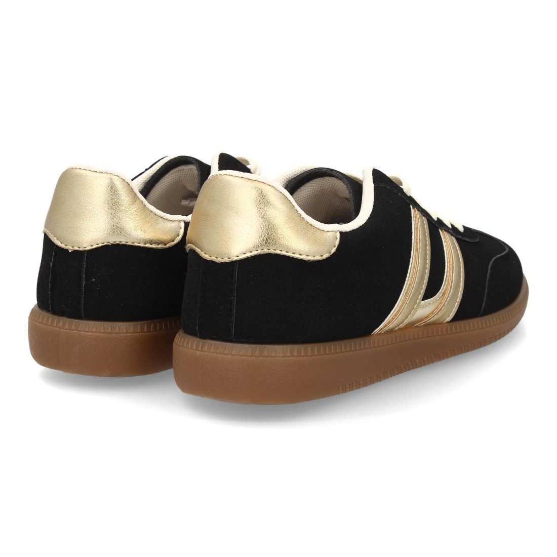 Deportivas vintage negro crema - Imagen 6