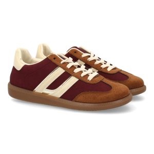 Deportivas vintage burdeos retro