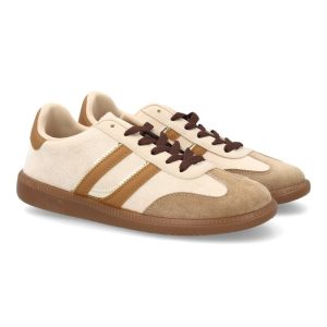 Deportivas vintage beige y marrón