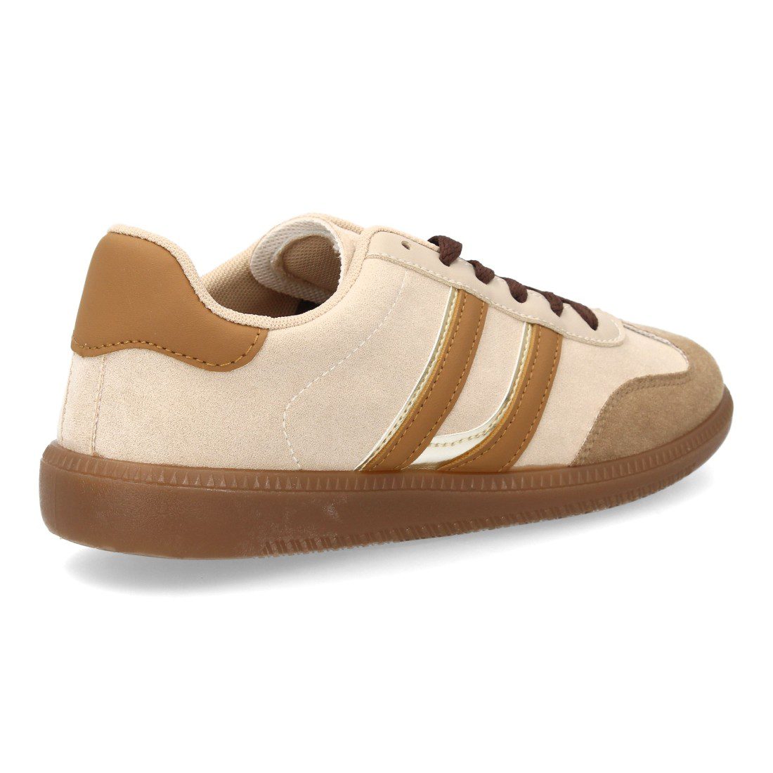 Deportivas vintage beige y marrón - Imagen 5