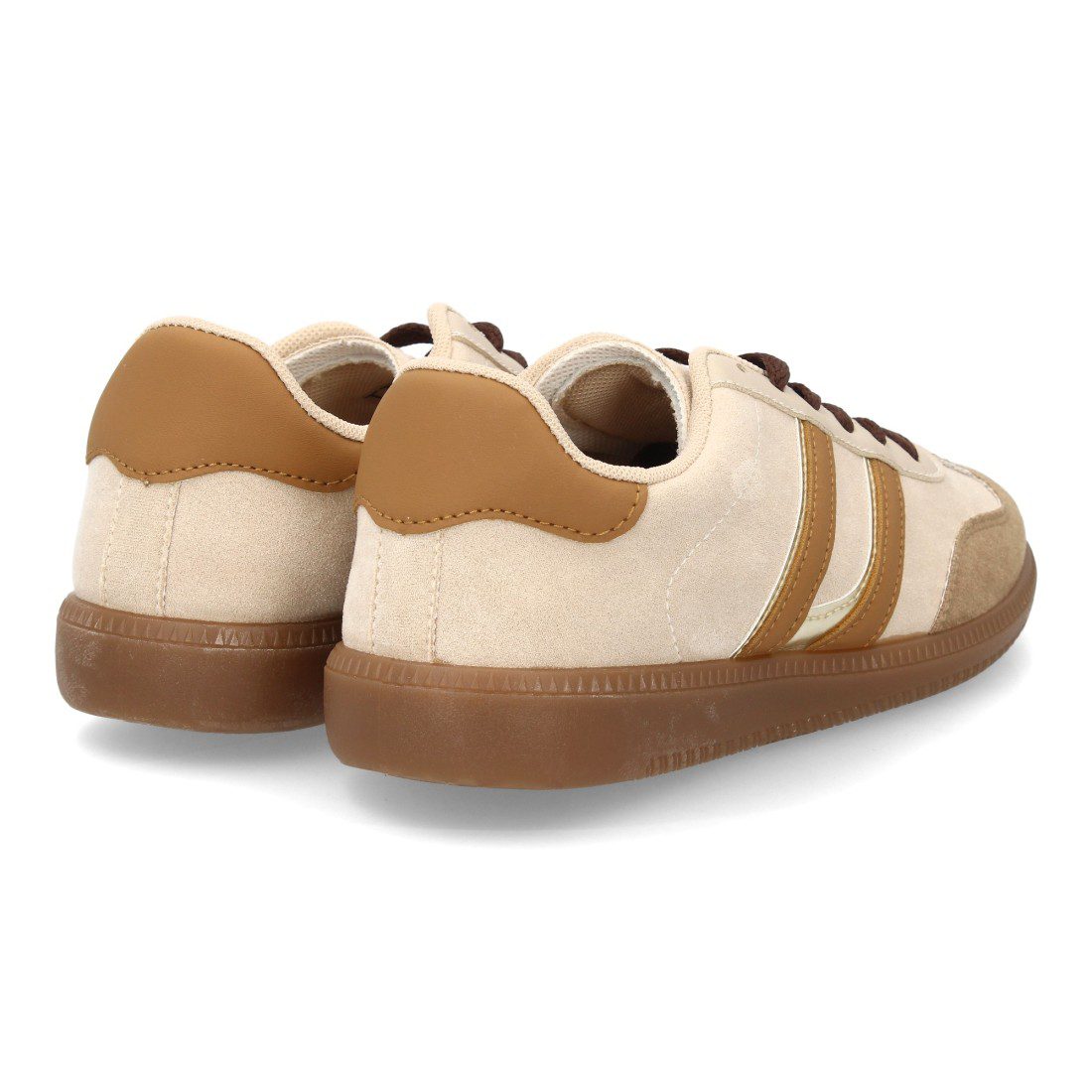 Deportivas vintage beige y marrón - Imagen 6