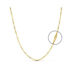 “AMAL” cadena oro 18K