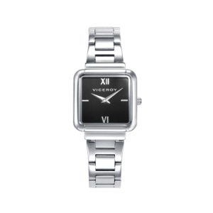 Reloj caja de acero y brazalete de acero con movimiento cuarzo