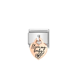 LINK COMPOSABLE CLASSIC CHARM CORAZÓN I LOVE MY BABY