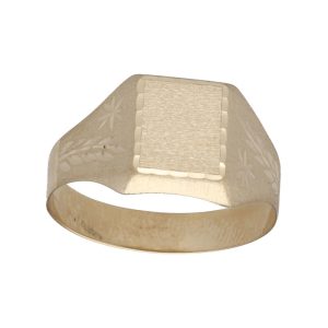 «RONDA» anillo sello oro 9K