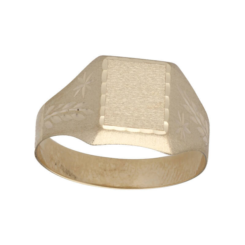«RONDA» anillo sello oro 9K