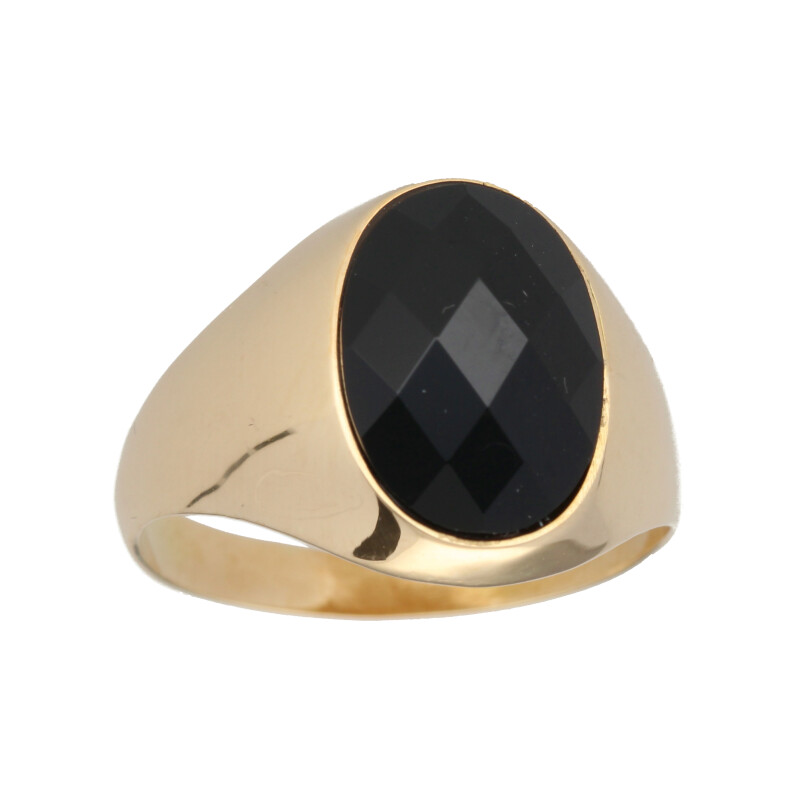 «ECLIPSE» anillo sello oro 9K
