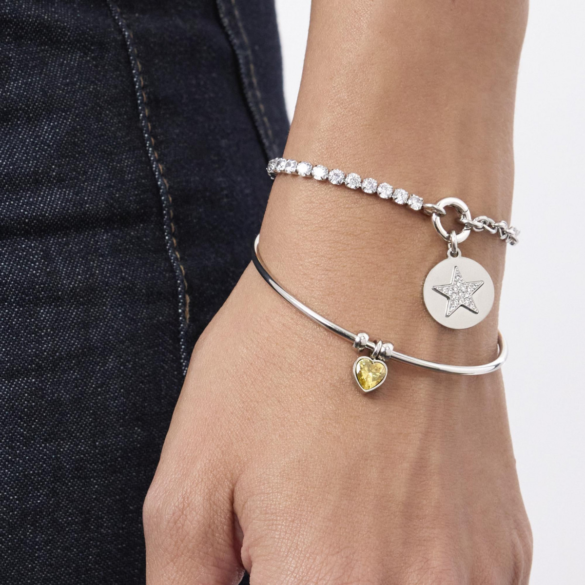 Pulsera dorada Hula-hoop - Imagen 3