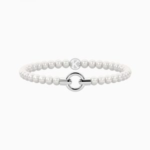 Pulsera elástica y modular con perlas de concha Mamanonmama