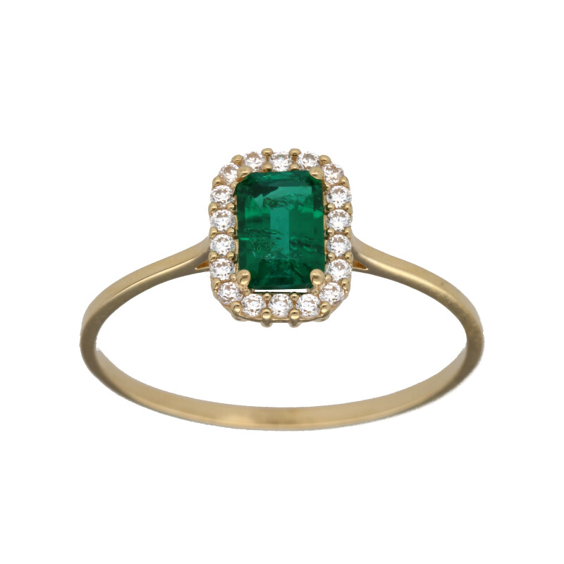 «MERIDA» anillo oro 9K - Imagen 2