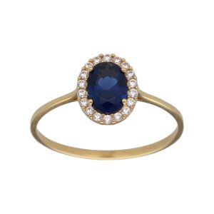 «ARIEL» anillo oro 9K