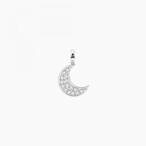 Colgante en forma de luna con cristales| by you | kidult Luna