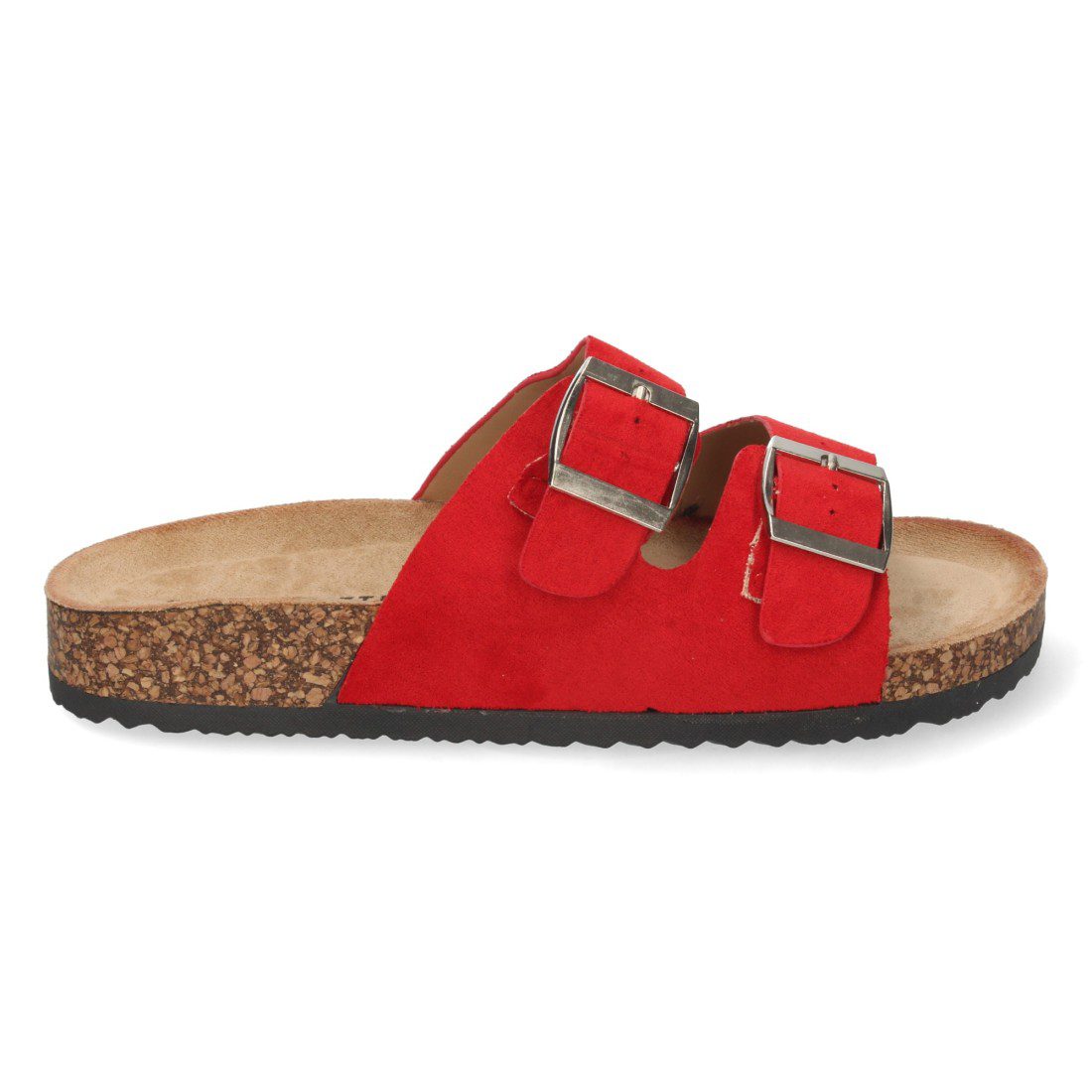 Sandalias de doble hebilla rojo Buonarotti - Imagen 3
