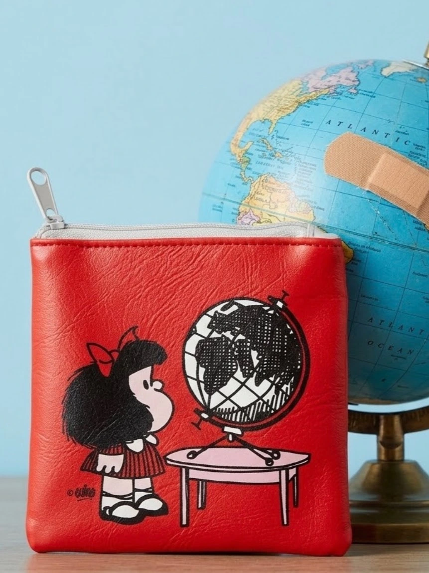 Monedero Mafalda «Importante» – Rojo - Imagen 2
