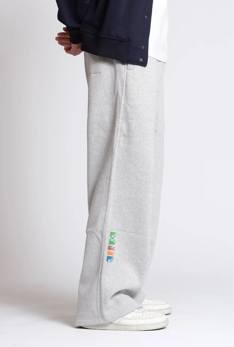 Ash Grey Wide Leg Jogger - Imagen 2