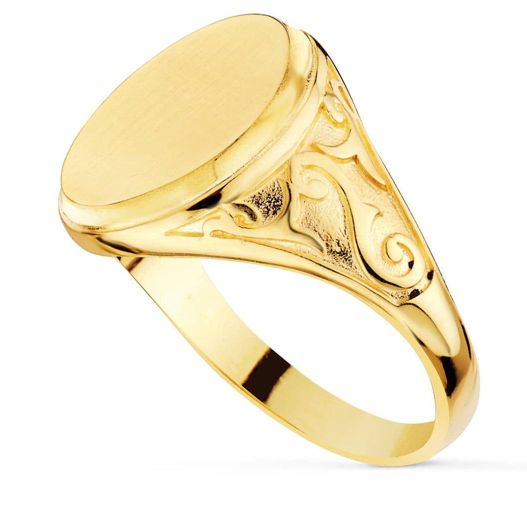 “SAMBA” anillo sello Oro 18K - Imagen 3