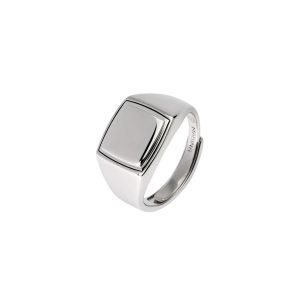 «MAX» ANILLO MABINA DE PLATA RODIADA AJUSTABLE 523447 TALLA 19 A 27