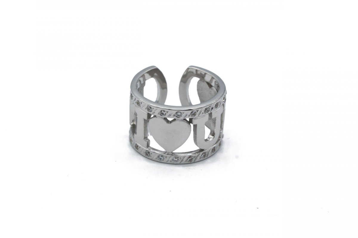 «LOVEISINTHEAIR» Anillo 18K. Handmade