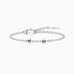 Pulsera ajustable con cadena de eslabones diamantada Alba