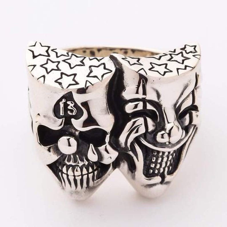 “BARAJA” anillo plata
