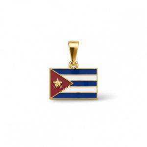 “CUBANÍA” colgante oro 18K