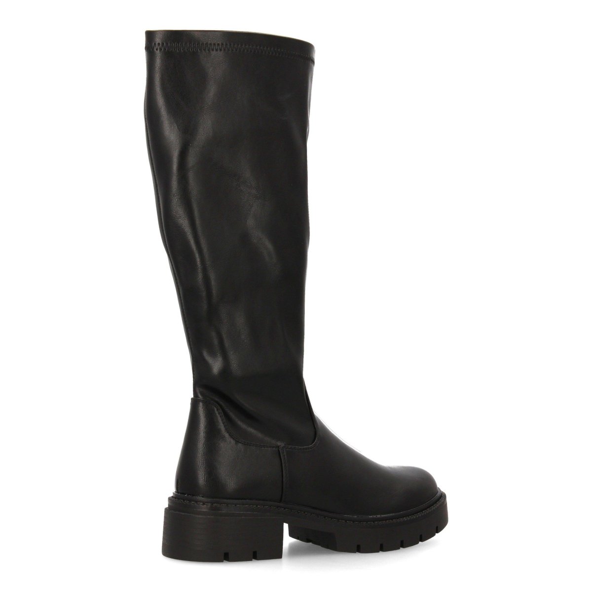 Botas altas suela de goma negro - Imagen 5