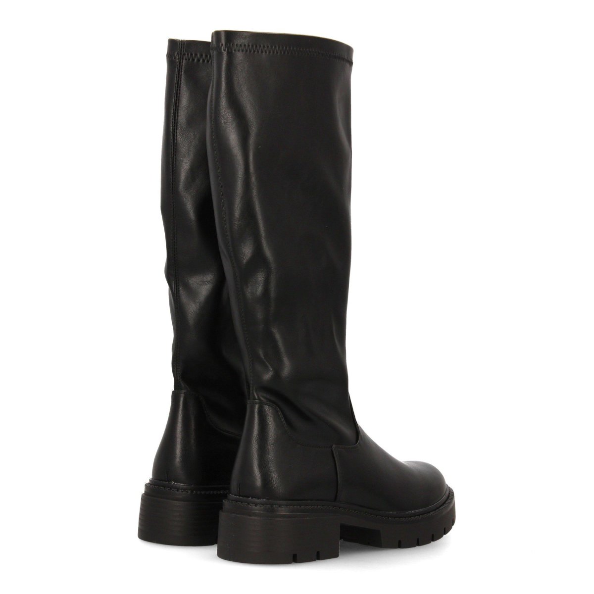 Botas altas suela de goma negro - Imagen 6