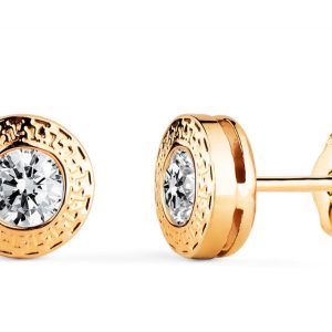 «ATENEO» Pendientes de Oro Amarillo 18K