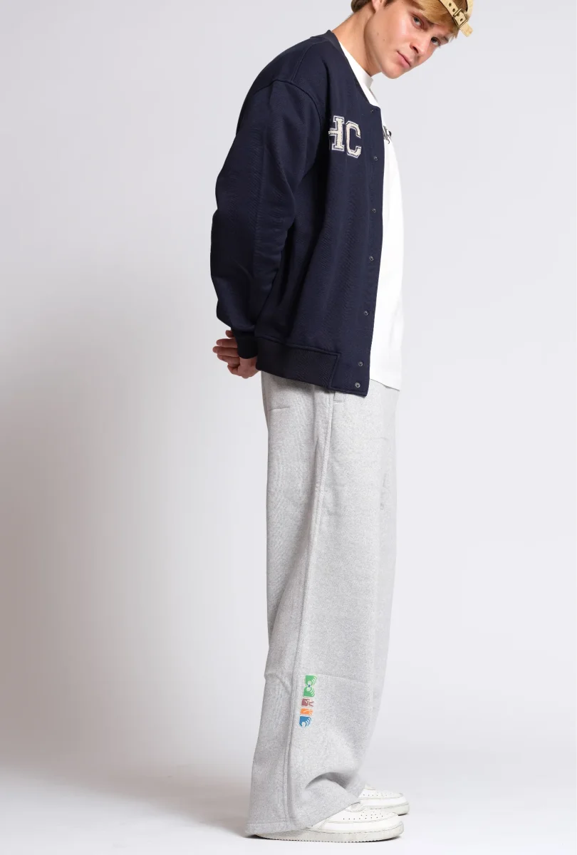 Ash Grey Wide Leg Jogger - Imagen 4
