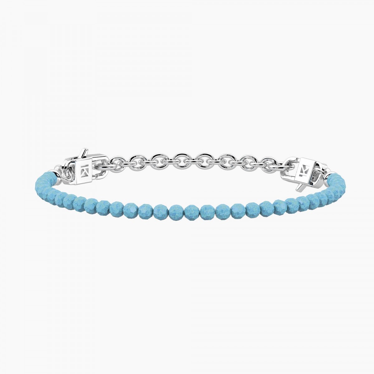 Pulsera componible con circonitas de aguamarina SEÑORITA - Imagen 2